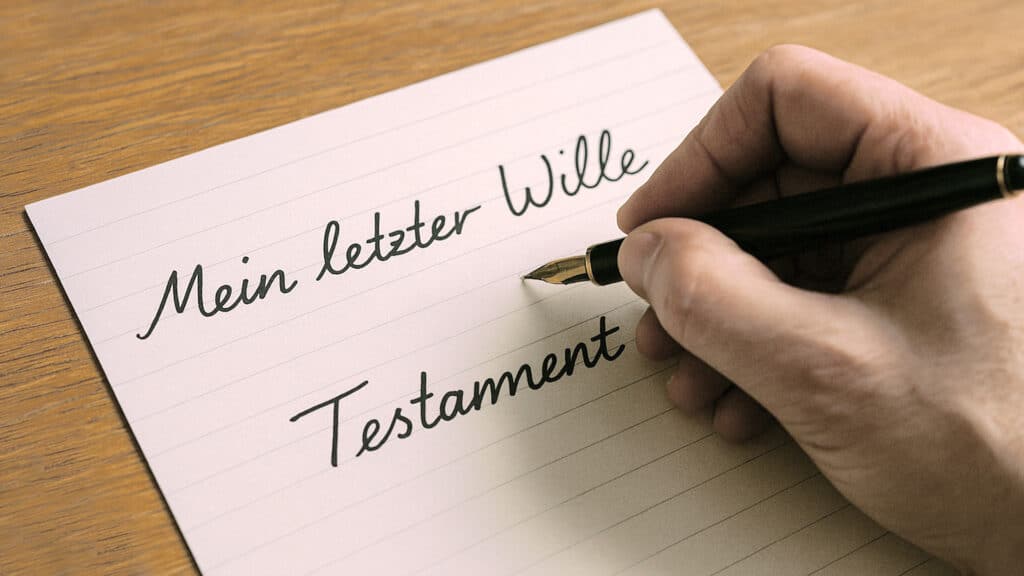 das eigenhändige Testament